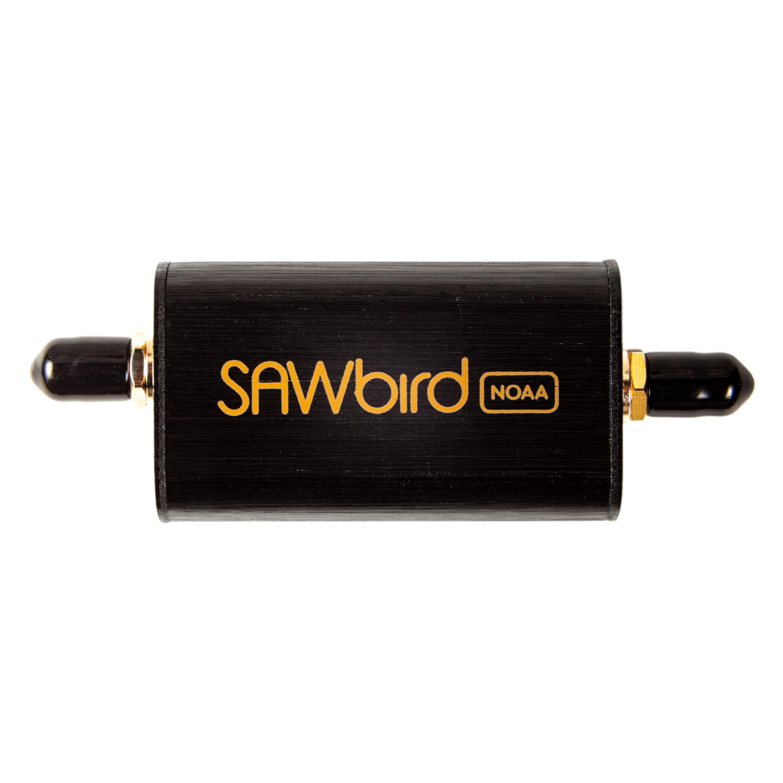 Nooelec SAWbird NOAA - Premium LNA and Saw Filter for Weather Satellite Applications. Ultra-Low Noise Amplifier Module to Capture NOAA (APT) & Meteor M2 Images. 137MHz Center Frequency 20dB Gain